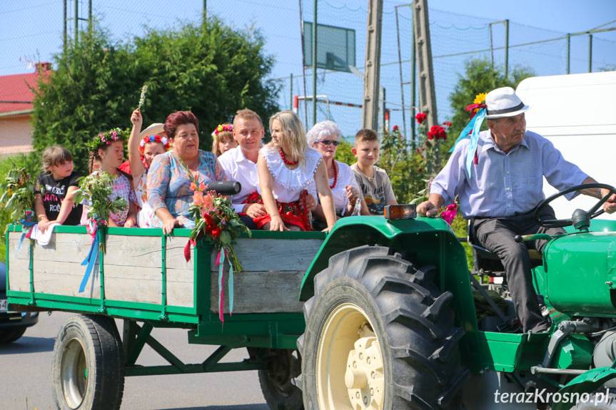 Dożynki w Kółku Rolniczym w Łękach Dukielskich