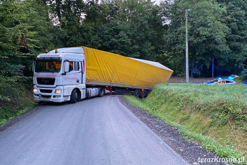 Nietrzeźwy Białorusin zablokował drogę w Odrzykoniu