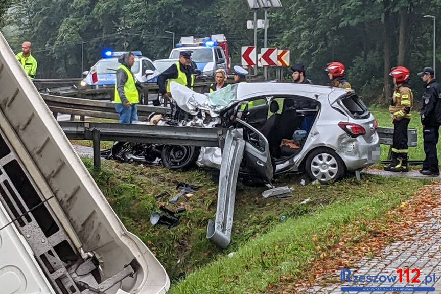 Wypadek w Wyżnem, dwie osoby ranne