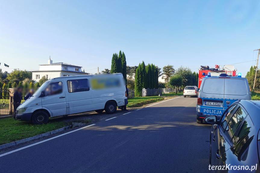 Zderzenie mercedesa i audi w Wietrznie