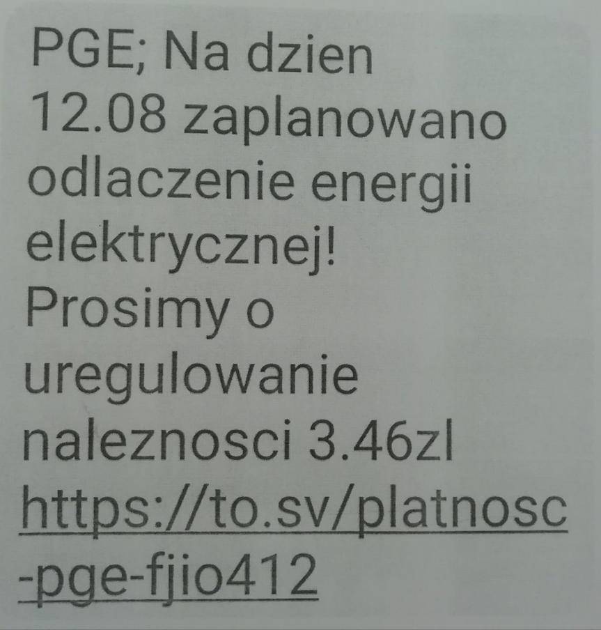 Uwaga na link pułapkę. Mężczyzna stracił 1 tysiąc złotych