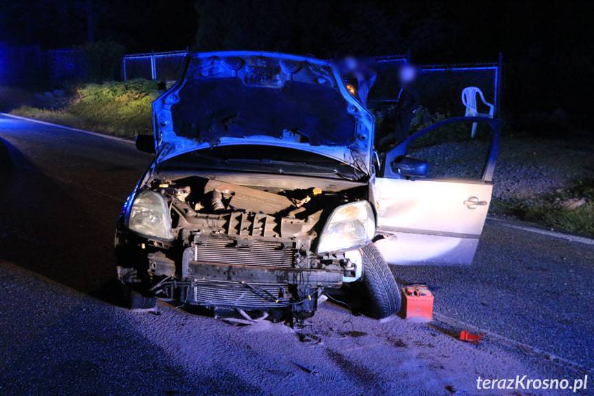 Wypadek w Teodorówce, zablokowana DW993