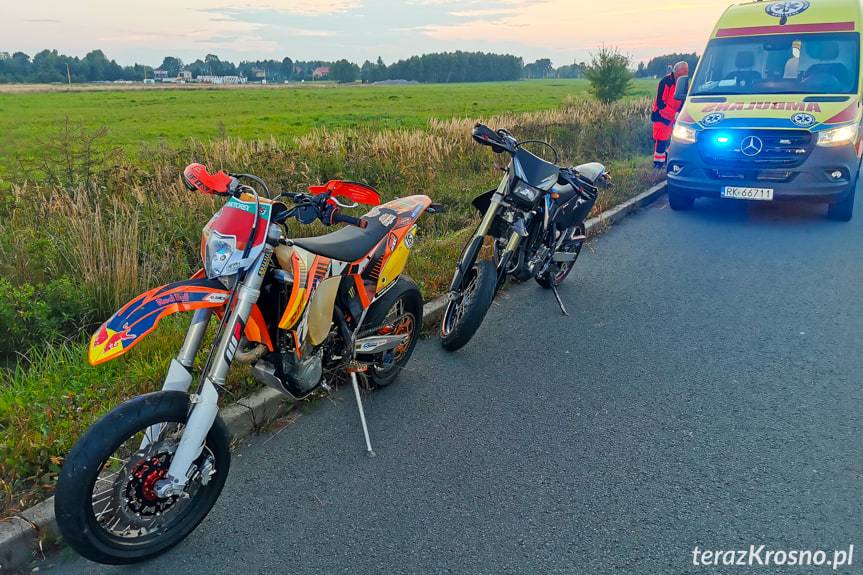 Poważny wypadek crossowca na Kaczorowskiego w Krośnie