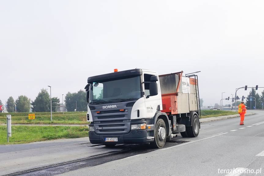 Utrudnienia na ulicach w Krośnie