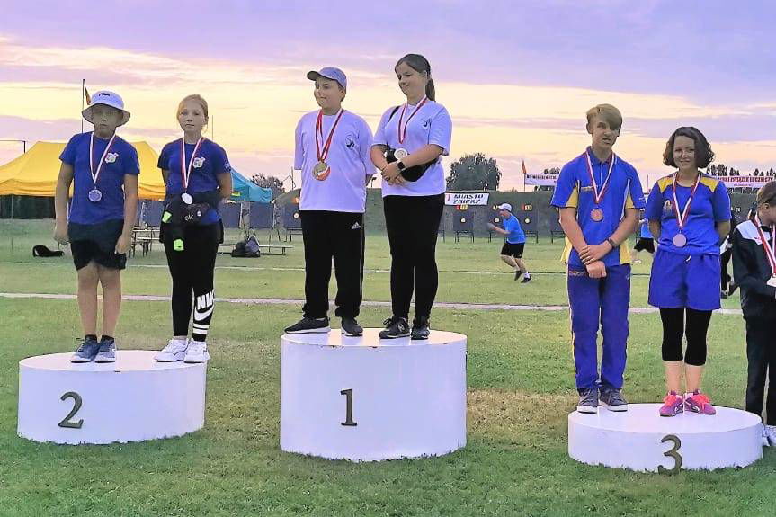 Srebrny medal na Mistrzostwach Polski Łuczników dla ŁUKS Jedlicze