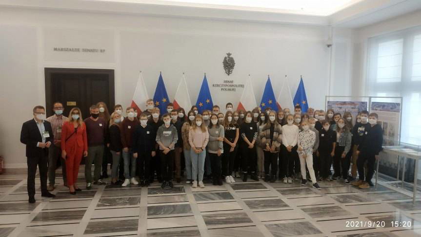 Uczniowie z Korczyny w Sejmie i Senacie