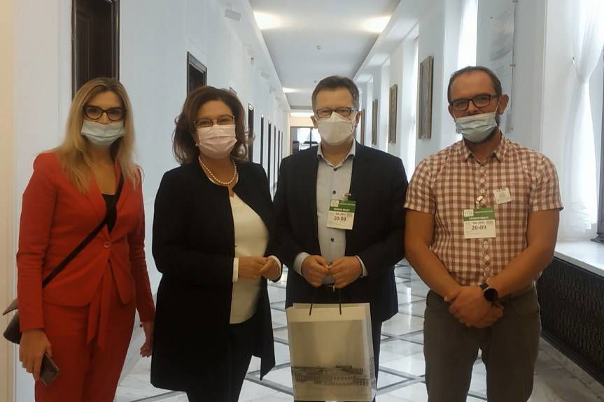 Uczniowie z Korczyny w Sejmie i Senacie