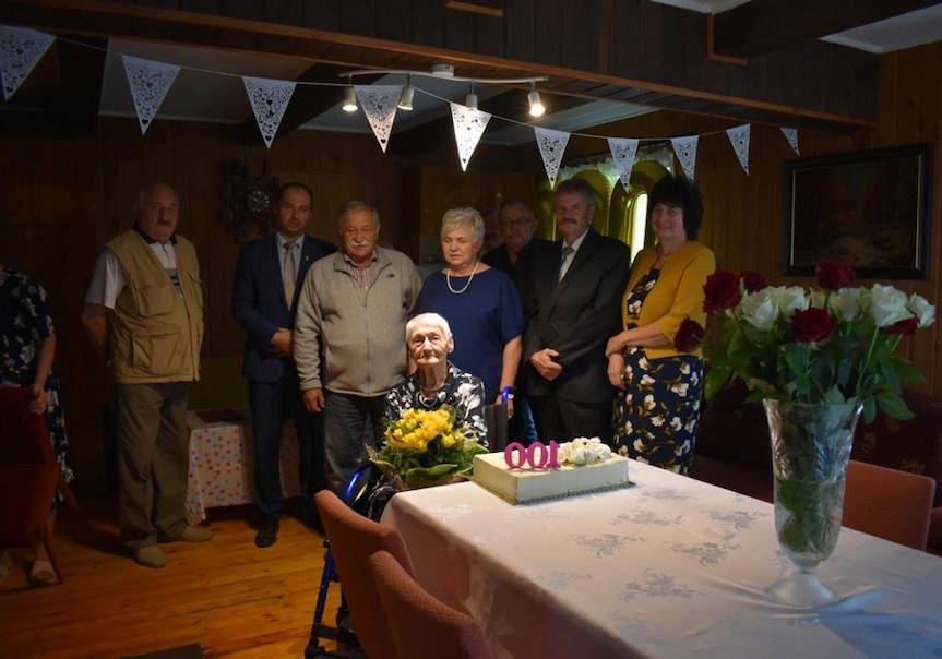 100. urodziny Pani Marii Kluska z Odrzykonia