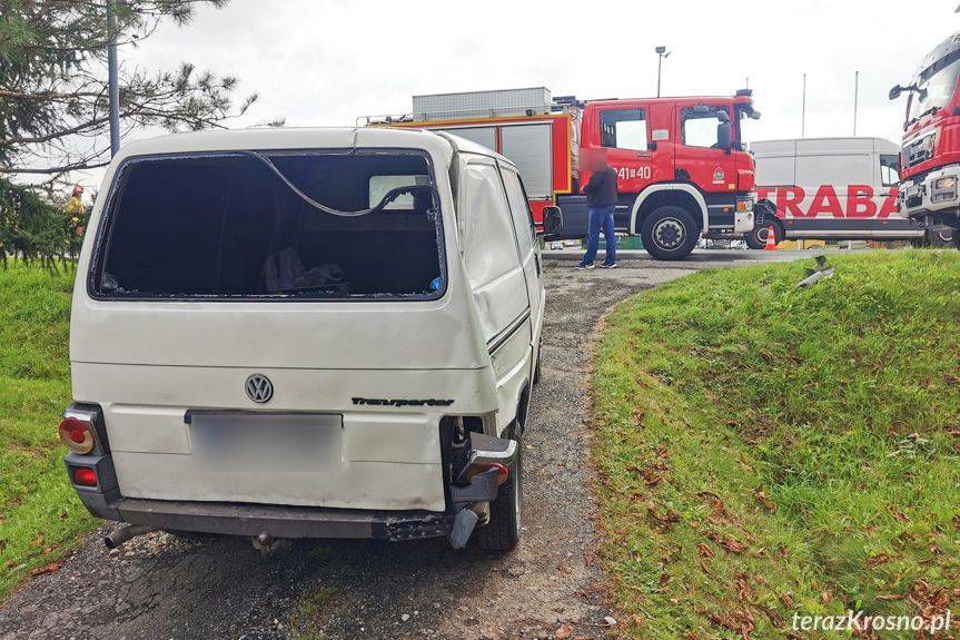Zderzenie samochodów na DK19 w Rogach
