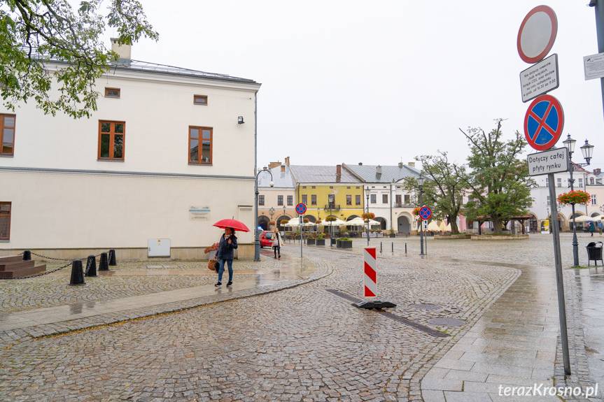 Nie przejedziemy przez rynek w Krośnie