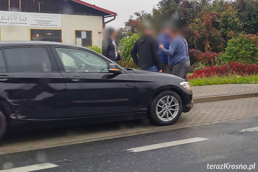 Kolizja w Potoku na DK28