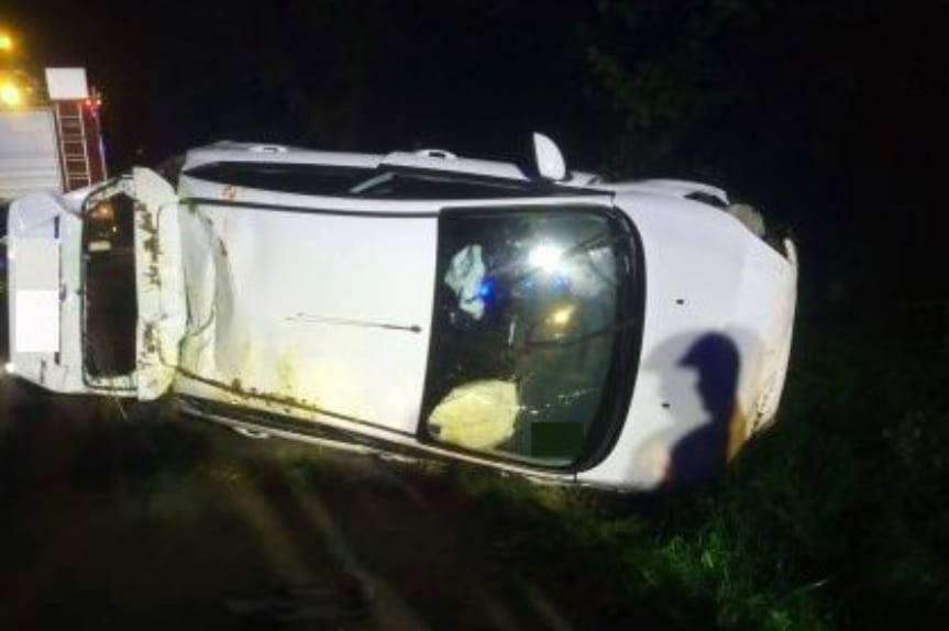 REGION. Dachowanie samochodu w Ropczycach. Poszkodowana jedna osoba