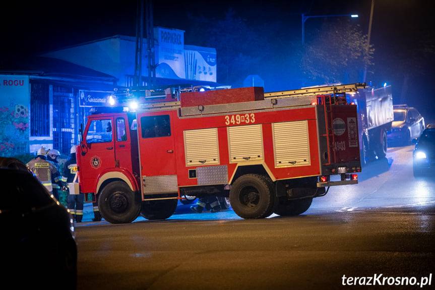 Pożar sklepu w Jedliczu