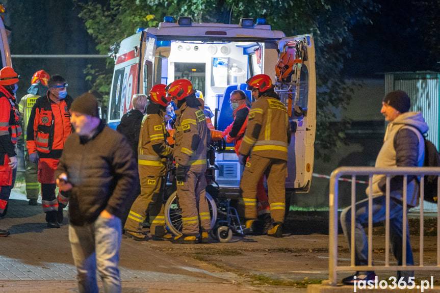 REGION. Ewakuacja mieszkańców bloku