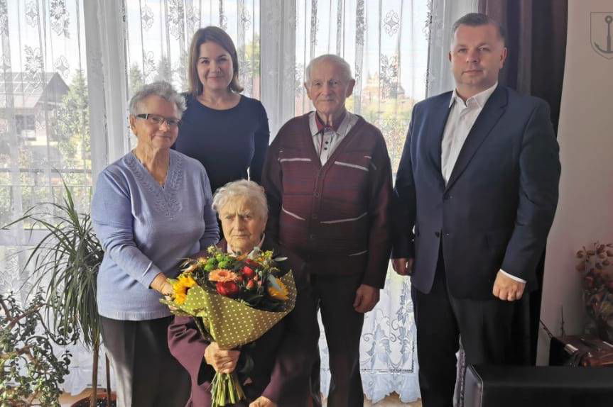 100 lat świętowała Pani Maria Gazda z Korczyny