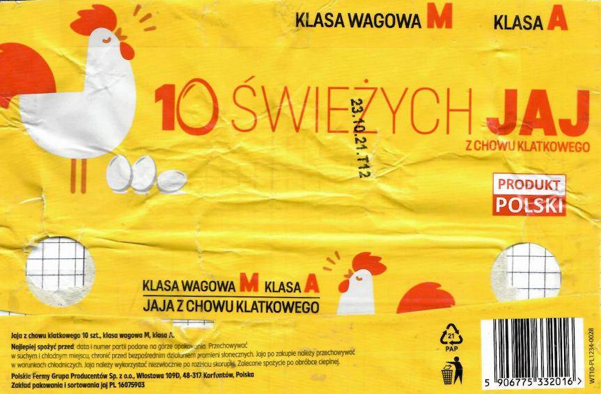 Uwaga na jaja z salmonellą!