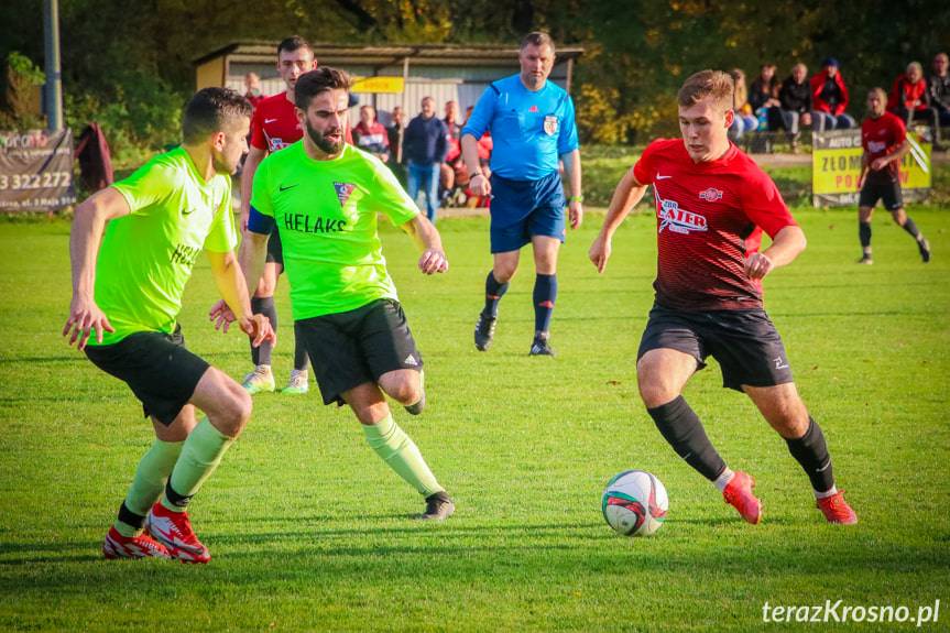 Wielkie emocje w derbach gminy Rymanów