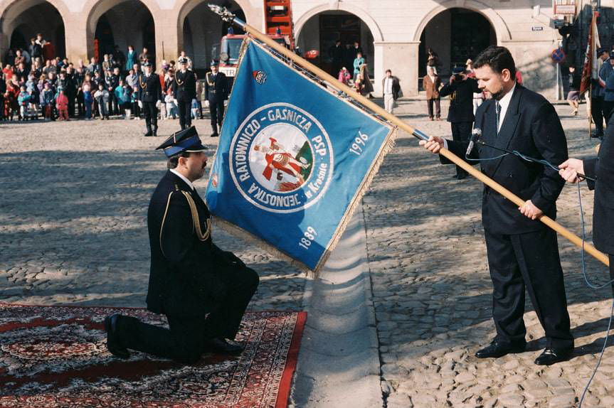 Sztandar dla JRG PSP w Krośnie