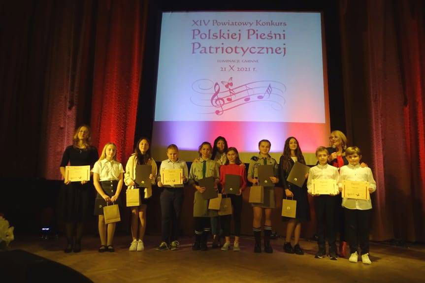 Eliminacje Gminne do XIV Powiatowego Konkursu Polskiej Pieśni Patriotycznej