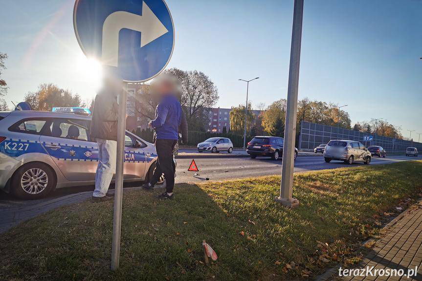 Kolizja na Podkarpackiej, zderzenie peugeota i toyoty