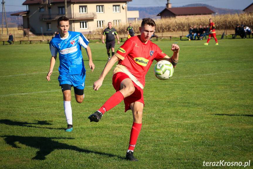 Wróblik Szlachecki. 3 bramki Kacpra Wywróta w 13 minut