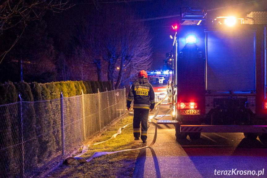 Pożar wiaty w Szczepańcowej
