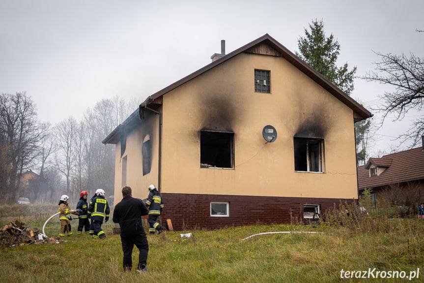 Tragiczny pożar domu w Kobylanach