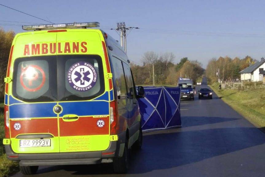 REGION. Zginął rowerzysta, potrącony przez samochód