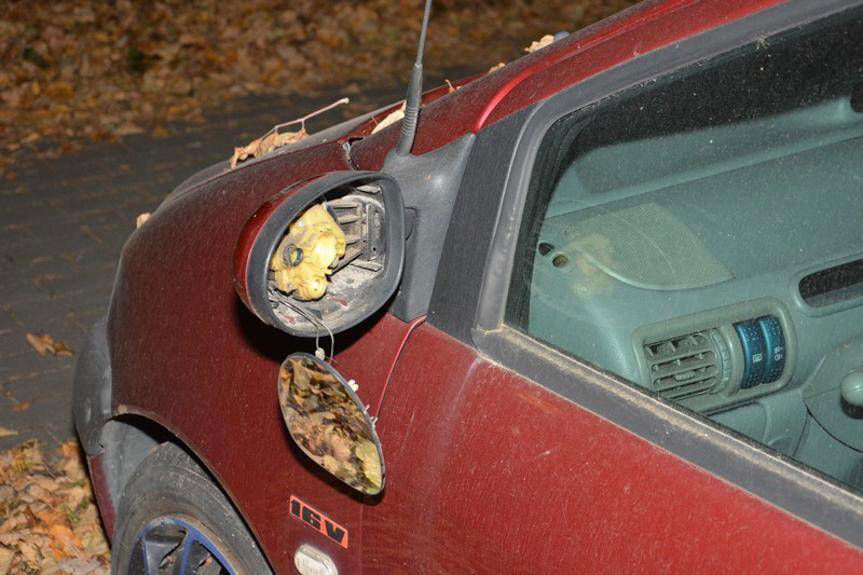 Niszczyli auta na nocnym "spacerze"