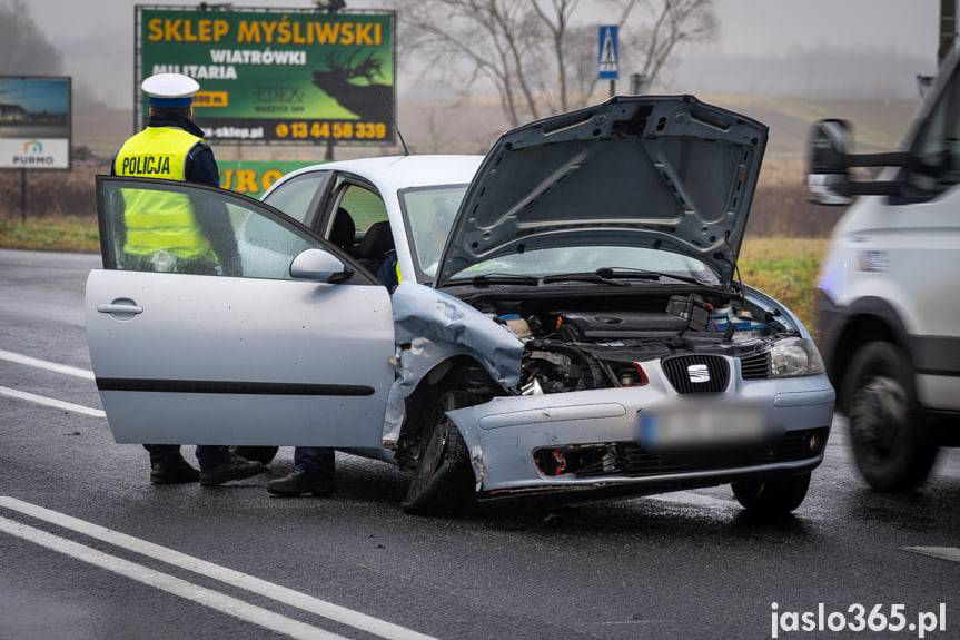 REGION. Zderzenie na DK28, na pograniczu Jasła i Warzyc