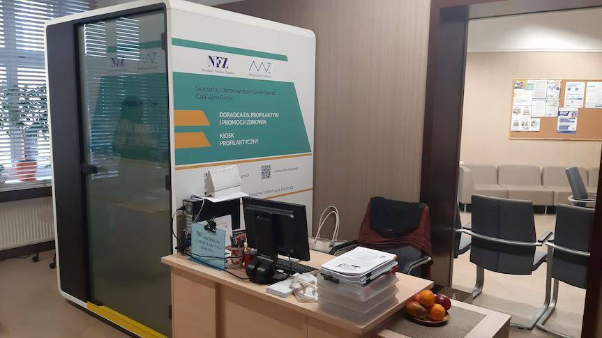 REGION. Kiosk profilaktyczny w NFZ