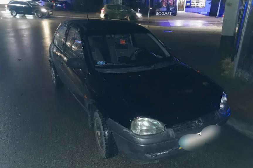 Potrącenie pieszej na Piłsudskiego w Krośnie