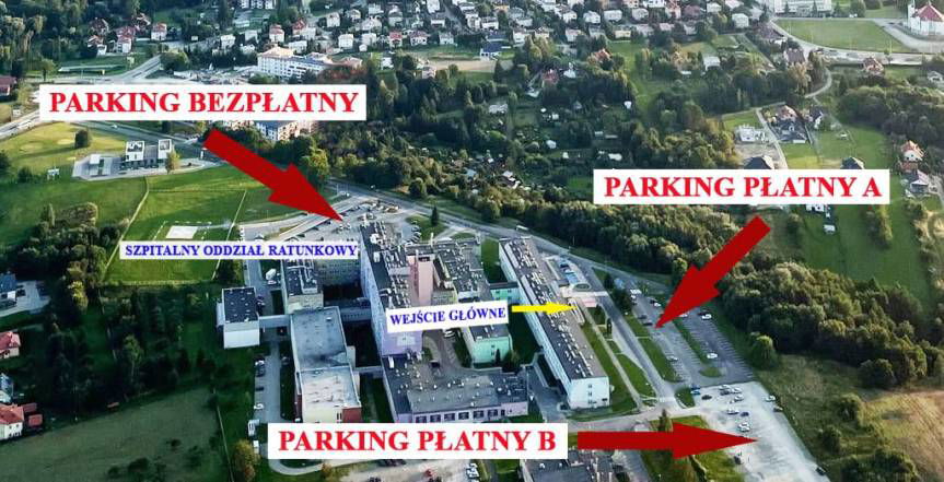 Drugi parking przy szpitalu będzie płatny