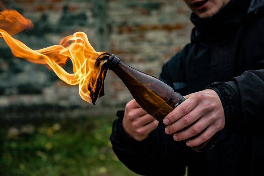 Atak na komendę policji w Brzozowie