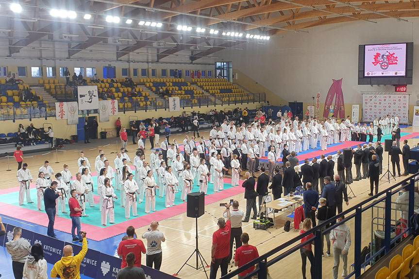 Znakomity występ na Mistrzostwach Europy w Katowicach zawodników krośnieńskiego Klubu Kyokushin Karate 