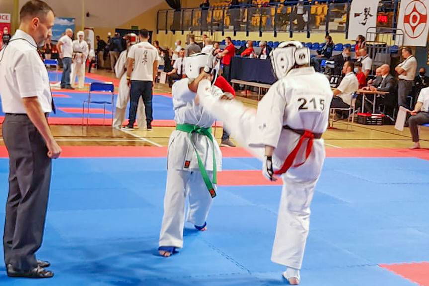 Znakomity występ na Mistrzostwach Europy w Katowicach zawodników krośnieńskiego Klubu Kyokushin Karate 