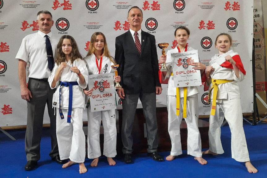 Znakomity występ na Mistrzostwach Europy w Katowicach zawodników krośnieńskiego Klubu Kyokushin Karate 