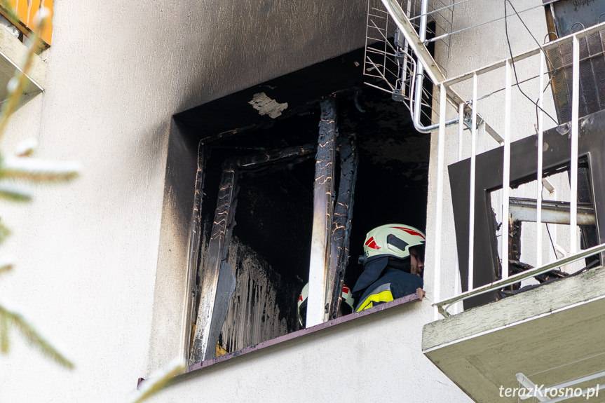Pożar mieszkania przy ul. Mickiewicza