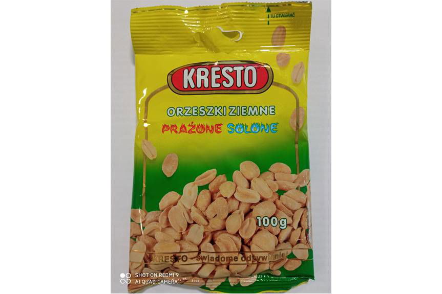 Orzeszki ziemne wycofane ze sprzedaży