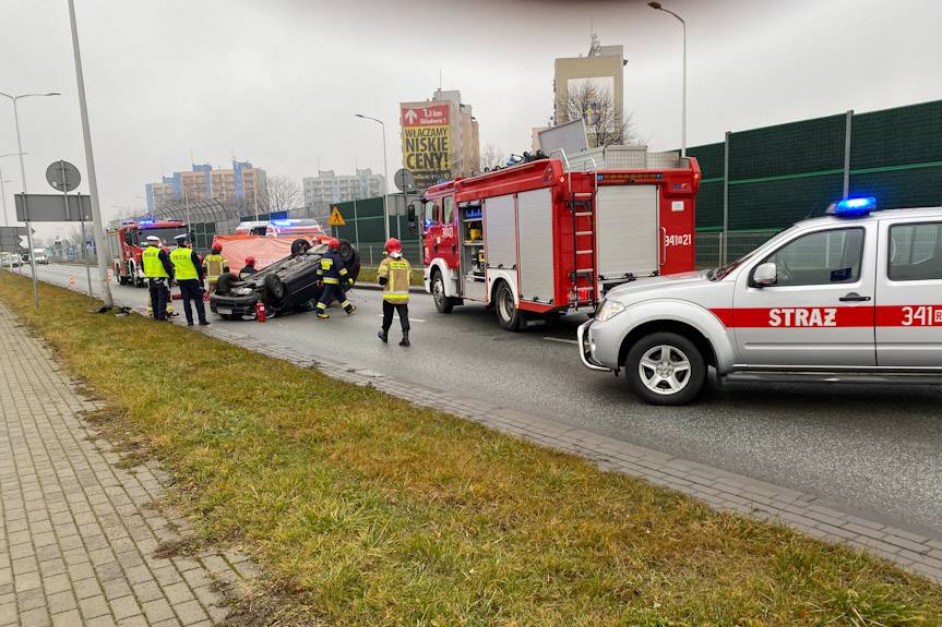 Poważny wypadek w Krośnie
