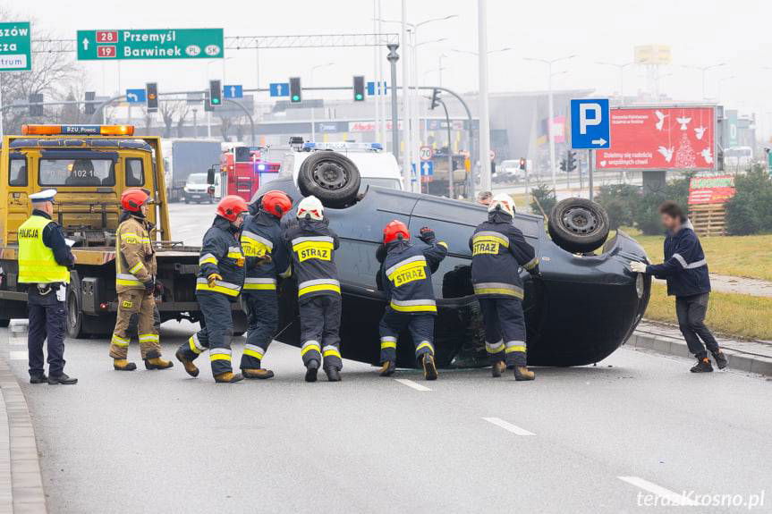 Poważny wypadek w Krośnie