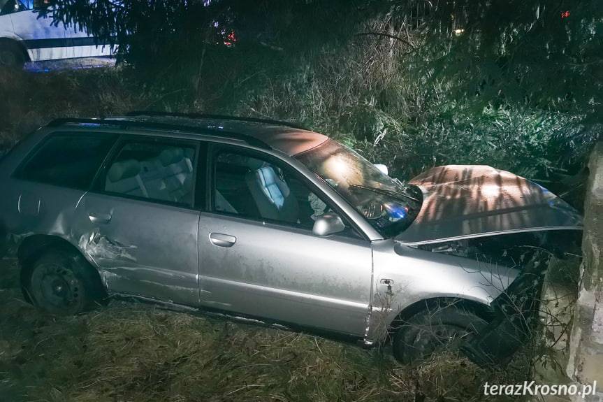 Zderzenie audi z mercedesem w Ustrobnej
