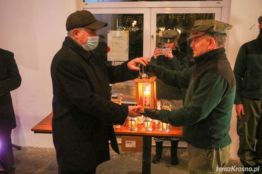 Wigilia na rynku w Krośnie