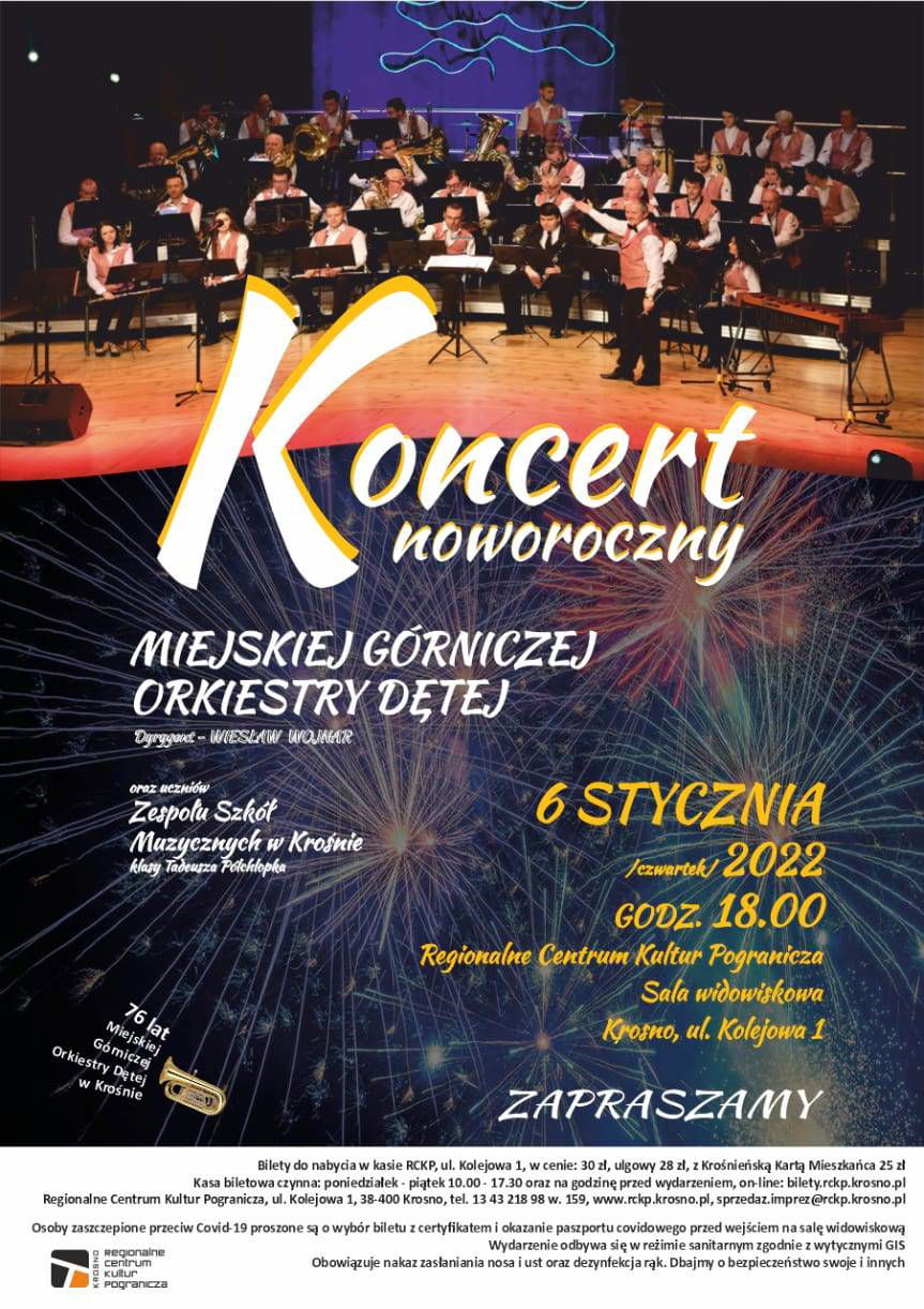 Koncert Noworoczny Miejskiej Górniczej Orkiestry Dętej - zapowiedź