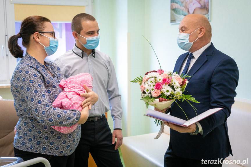 Pierwsze dziecko urodzone w Krośnie w 2022 roku to dziewczynka!