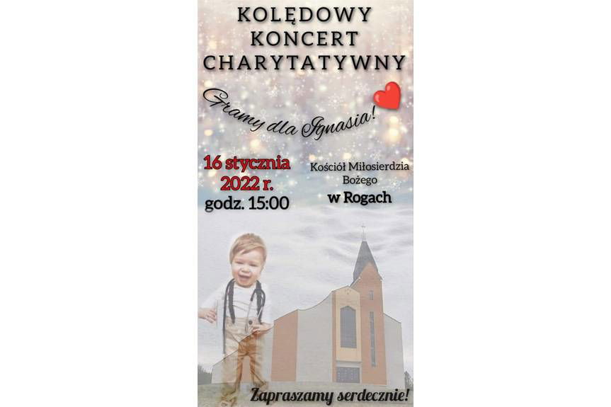 Zaproszenie na koncerty charytatywne