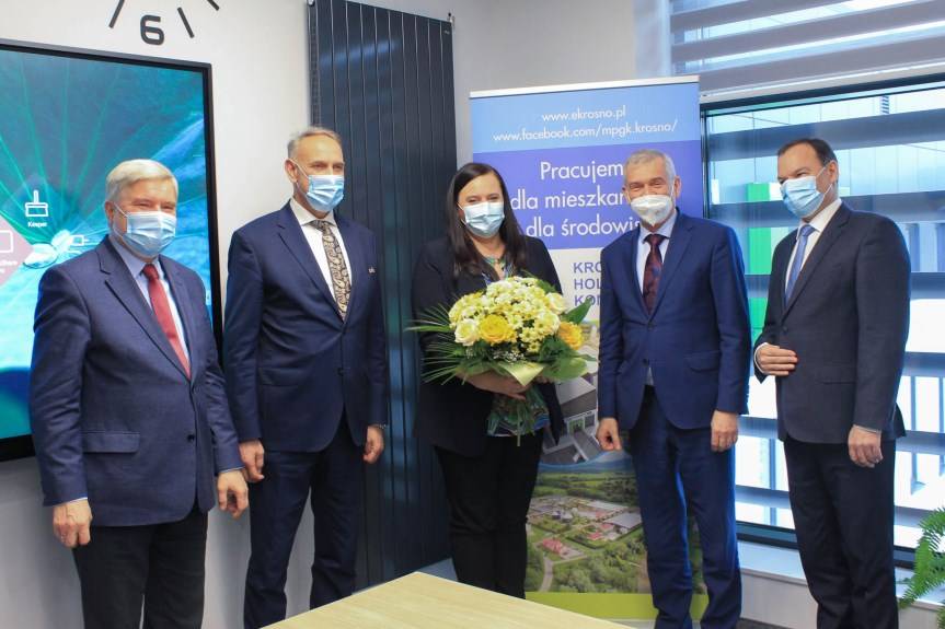 Minister Małgorzata Jarosińska-Jedynak w Krośnie