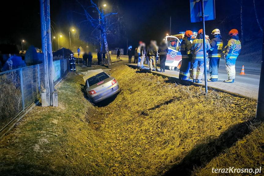 Wieczorna kolizja w Jedliczu