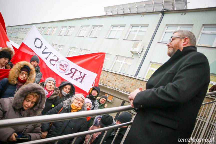 Protest w Krośnie. "STOP segregacji sanitarnej"