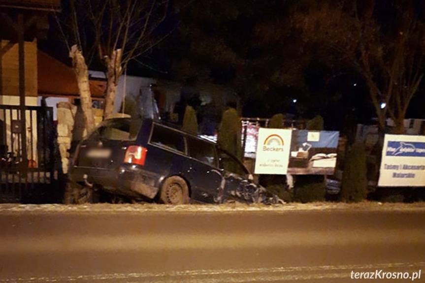 Pijany wjechał do rowu w Jedliczu i uciekł